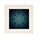 Bruxelles  ramă pătrată mandala alb