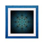 Bruxelles  ramă mandala albastru 