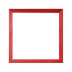 Bruxelles  ramă pătrată mandala roșu