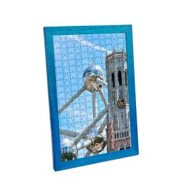 Bruxelles  ramă puzzle albastru   