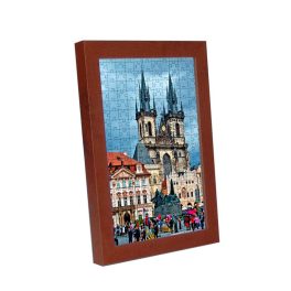 Ramă puzzle Praga mere verde