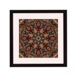 Amsterdam ramă pătrată mandala nuc