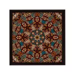 Amsterdam ramă pătrată mandala nuc