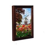 Amsterdam ramă puzzle nuc 