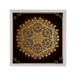 Amsterdam ramă pătrată mandala alb