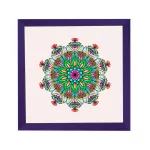 Amsterdam ramă pătrată mandala mov