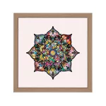 Amsterdam ramă pătrată mandala natur
