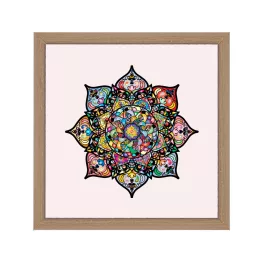 Amsterdam ramă pătrată mandala natur
