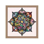 Amsterdam ramă pătrată mandala natur