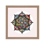 Amsterdam ramă pătrată mandala natur