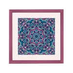 Amsterdam ramă pătrată mandala roz