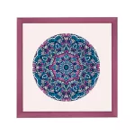 Amsterdam ramă pătrată mandala roz