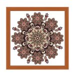 Viena ramă mandala cireș