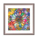 Viena ramă mandala argint