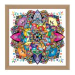 Viena ramă mandala natur