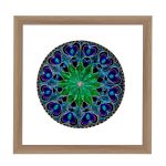 Viena ramă mandala stejar